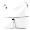 modamoda de - T159 Italian Leather Shoulder Bag, White2021
