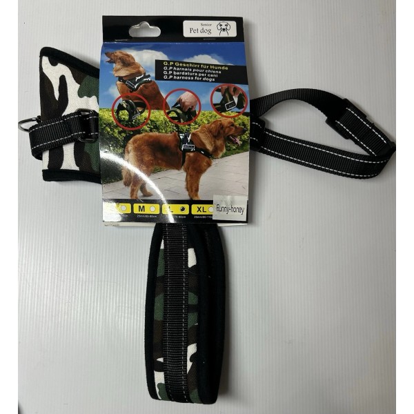 Funny Honey Dog Vest Halter Harness Adjustable Senior Pet Dog