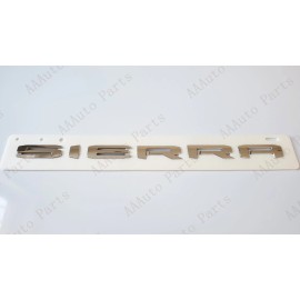 GMC 1PC Chrome Rear Tailgate side SIERRA 2019+ UP GMC LETTER EMBLEM 1500 2500 3500
