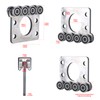 8 Wheel Trolley Assembly Rollers.Bearing Trolley Assembly.The top of The