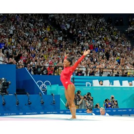 Champion 8x10 Photo SIMONE BILES 2024 Paris Olympics Gymnastics World Champion Gold USA