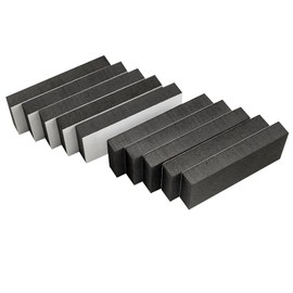 Musiclily Pro 70x30x10mm Pickup Height Foam Self-Adhesive EVA Foam for Jazzmaster Pickup, Black (Set of 10)