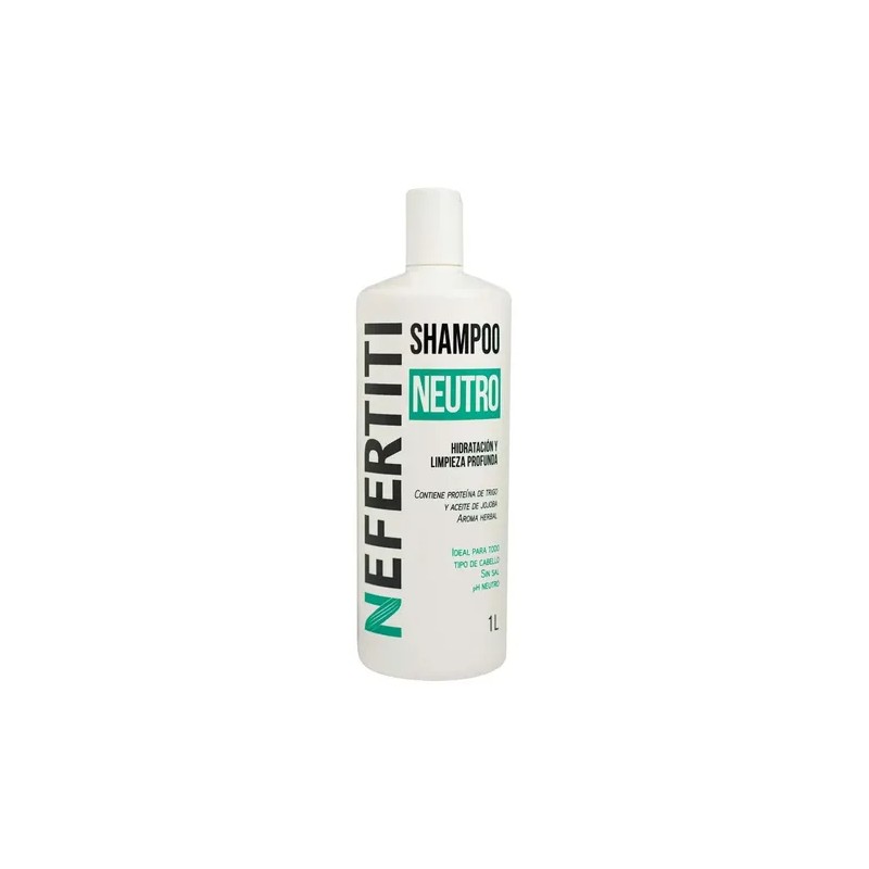 Shampoo Neutro Sin Sal Nefertiti Limpieza Profunda 300ml