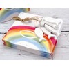 Unbekannt Napkins Fish Colourful Rainbow Table Decoration Communion Confirmation Christening