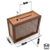 BigDean Wooden Money Box with Target 3000€ - Money Box