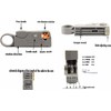 Gaobige Coax Cable Crimper Tool Kit, rg6 rg59 Coaxial Compression