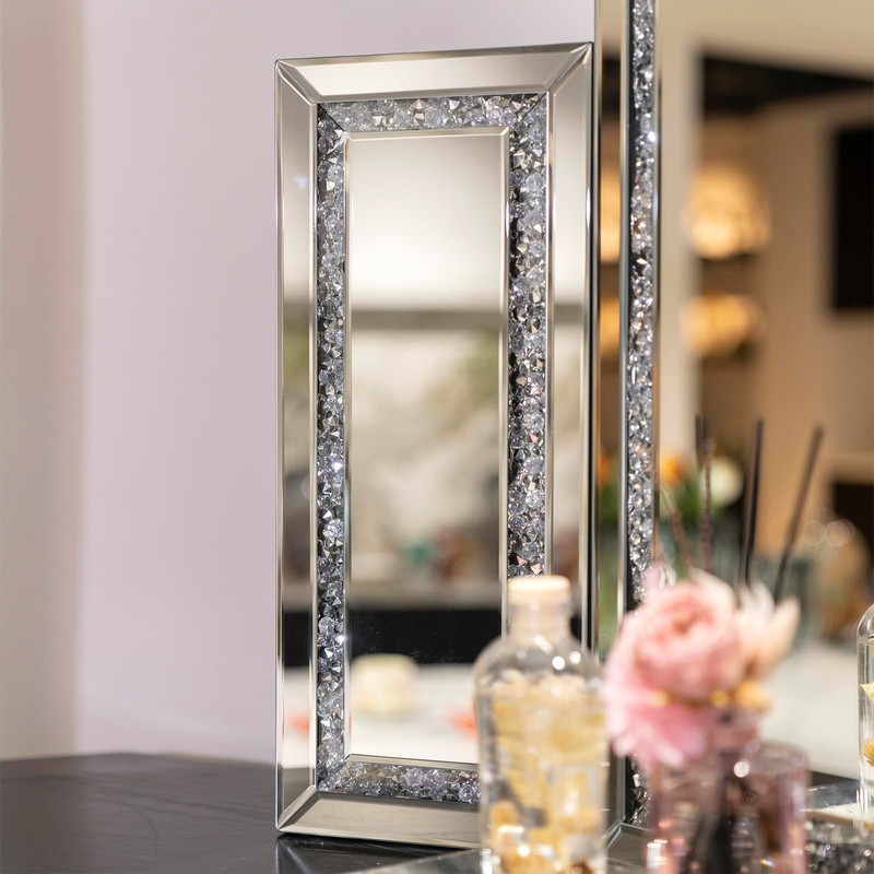 YACSNBF 3 Way Mirror Vanity Trifold Makeup Mirror, 3 Side