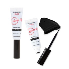 NOON'S UP Eyelash Glue (Black) - Extremely Strong Hold for Eyelashes | Waterproof | Hypoallergenic for Sensitive Eyes | Natural Look (4 ml)