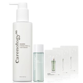 Carenology Ribbon Probiotic Balancing Cleansing Foam / Lactic Acid Bacteria Deep Cleansing / Skin Soothing Foam 195ml 3pcs / 케어놀로지 리본 프로바이오틱스 밸런싱 클렌징폼 / 유산균 딥클렌징/피부진정폼 195ml 3개