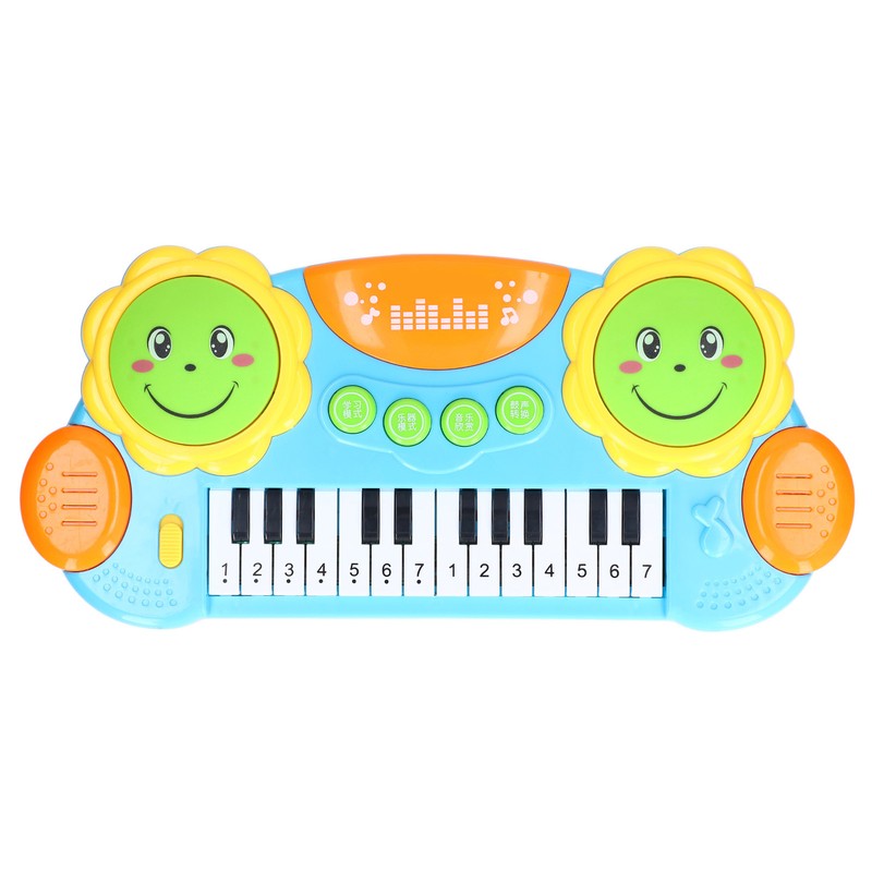 Piano Toy Electronic Keyboard Sound Light Effects Instrument for Above