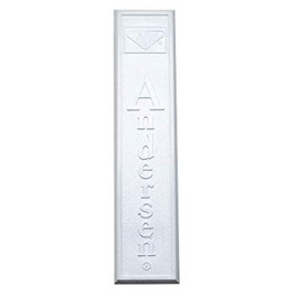 Andersen Window - Gliding Screen Door Logo Plate w/ Screws, Plastic - White   