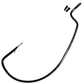 Gamakatsu Offset EWG with Silicon Stopper – Offset Hooks, Size / Package Contents Size 5/0 – Pack of 4