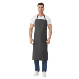 Nanxson Unisex PU wasserdicht Schürzen Labor Arbeitsschürze Fleischerschürze Metzgerschürze für Küche Garten Grill