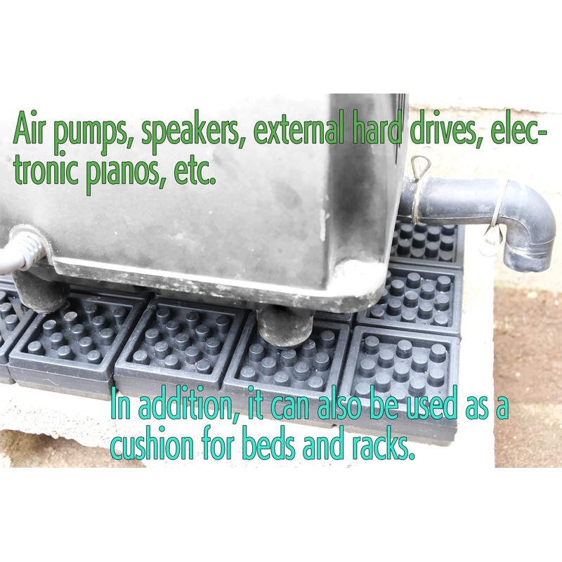 YNAK Anti-Vibration Rubber Mat, Piano, Speaker, Outdoor Unit, Household Equipment,