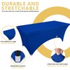 Utopia Kitchen Spandex Tablecloth 2 Pack [4FT, Royal Blue] Tight,