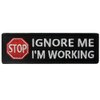 Service Dog Ignore Me I'm Working Warning Vests/Harnesses Patch Embroidered