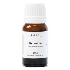 ease Aroma Oil Essential Oil Geranium 0.3 fl oz (10 ml) AEAJ Certified Essential Oil