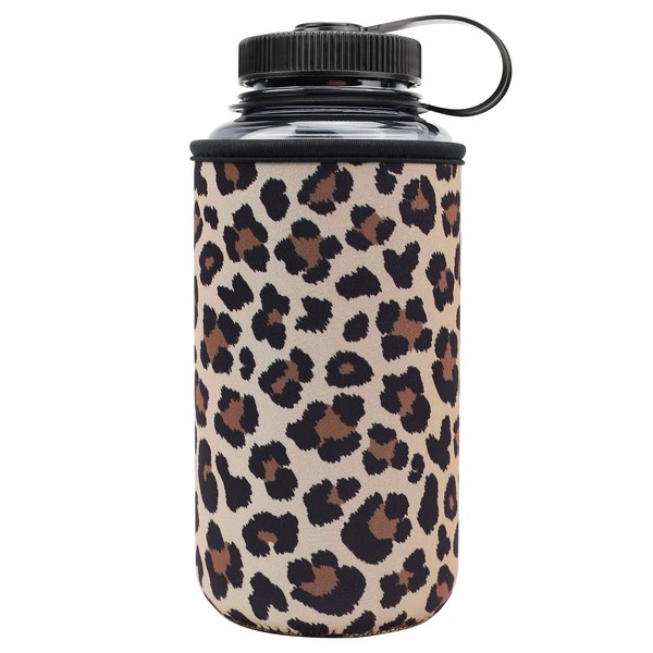 YR Reusable Neoprene Insulator Sleeve Holder for Nalgene Water Bottle,