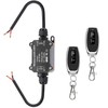 Meskliu Remote Control Switch,DC12/24/48V Waterproof Wireless 433Mhz Transmitter Receiver Kit,20A