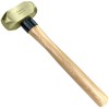 WEDO Brass Sledge Hammer 5lb, Club Hammer with Wooden Handle,