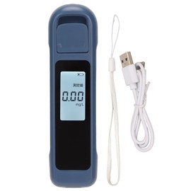 Alcohol Tester Compact Portable Contactless High Accuracy Digital LCD Screen USB Rechargeable Alcohol Detector