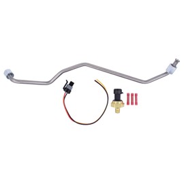 MOTOKU Exhaust Back Pressure EBP Tube Pipe Sensor w/Wire Harness for Ford 7.3L Diesel F-250 F-350 Super Duty Excursion E-350 1999-2003