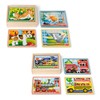 Melissa & Doug Wooden Jigsaw Puzzles in a Box 2-Pack