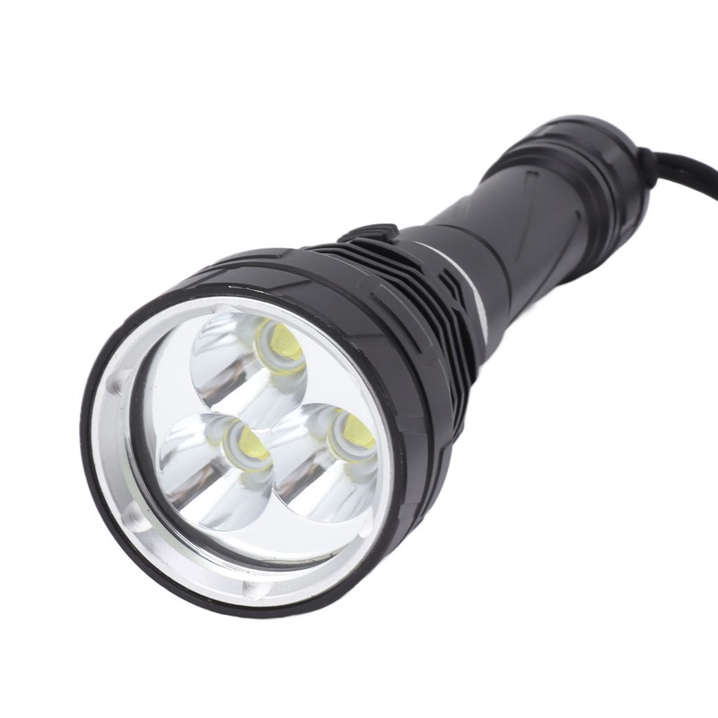 IPX8 Waterproof Diving Flashlight 100000lm Professional 100m Underwater Bright Submarine