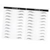 OHPHCALL 6d Realistic Eyebrow Sticker Set Long Lasting Artificial Brow