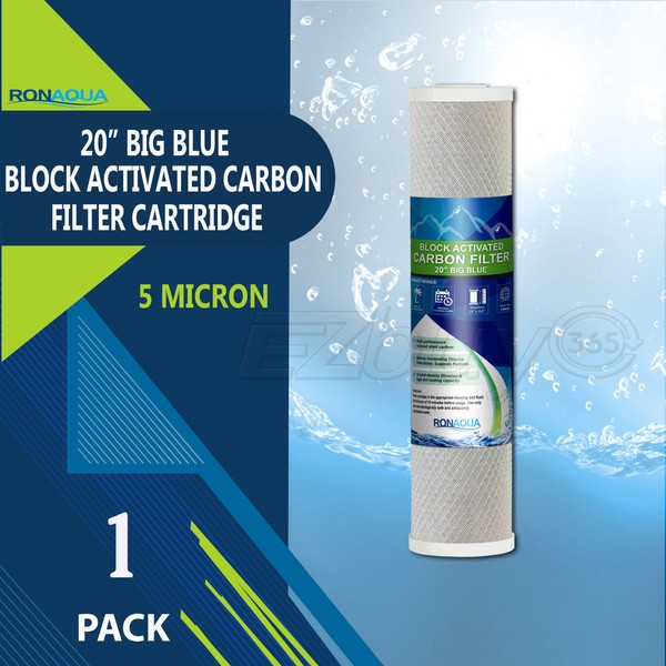 Big Blue CTO Carbon Block Water Filters 4.5" x 20" Whole House Cartridges