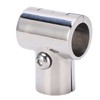 90° T Tee Tube Pipe Connector 1in/25.4mm ID Separable Stainless