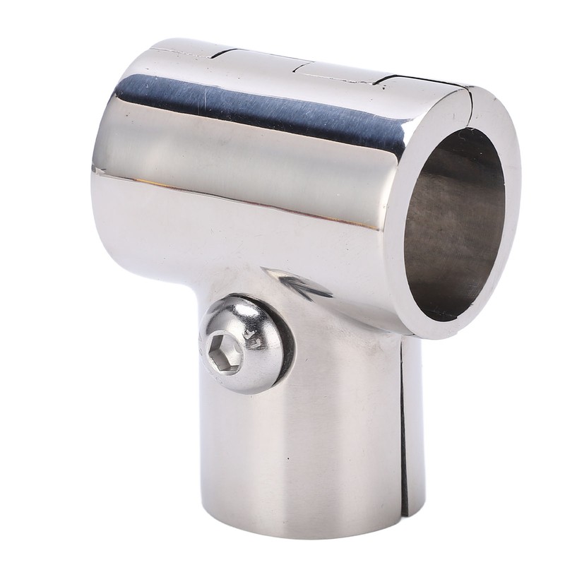 90° T Tee Tube Pipe Connector 1in/25.4mm ID Separable Stainless
