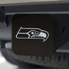 FanMats 21586: Seattle Seahawks Black Metal Hitch Cover with Metal