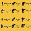 AZUNO Hydraulic Grease Fittings, 240 Pieces SAE & Metric Grease
