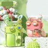 Kawaii Water Bottle Fashion Plastic Double Drinking Water Bottle with