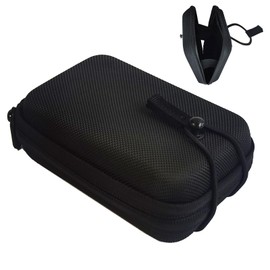 JLXINMET Golf Rangefinder Case Hard Shell Range Finder Carry Case Storage Bag Universal Range Finder Protective Pouch with Belt Clip for Golf Rangefinders (Black1)