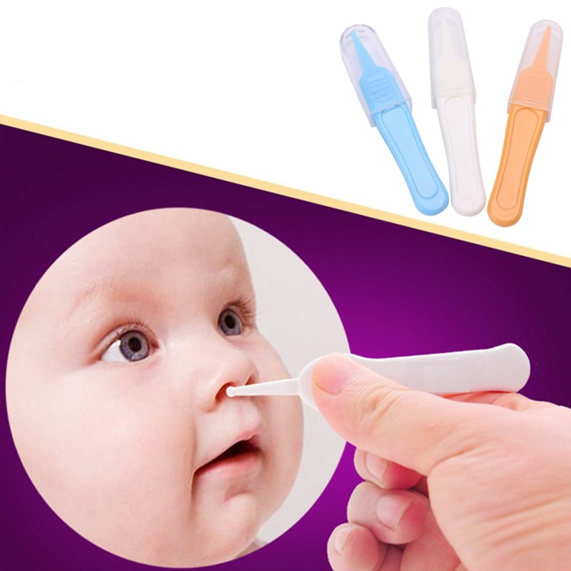 Tebatu Baby Care Ear Nose Navel Cleaning Tweezers Safety Forceps