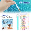 Unbranded 50/100pcs 16 In 1 Drinking Water Test Paper Strips