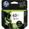 HP 63XL Tri-color Original Ink Cartridge (F6U63AN)