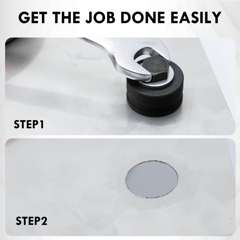 CCLIFE Hole Cutter 35 mm, Screw Hole Punch for Precise