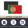 JBSJBS Portugal Flag Embroidered Patches Portuguese Flags Patch Portugal Military