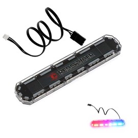 SHEAWA for Tamiya 1/14 RC Car LED Light Unit, Lamp, Warning Light, Flashing Light, Red and Blue, Modification Parts, Warning Light, For Tamiya 1/14 Electric RC Big Track Series Accessories