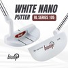 Bionik 105 Nano White Golf Putter Right Handed Semi Mallet