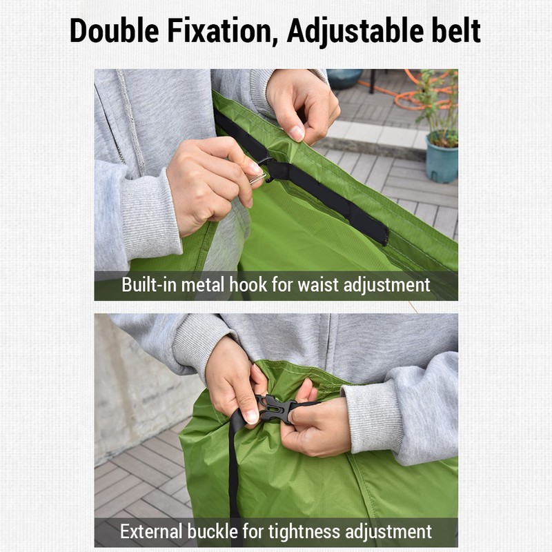 Rain Skirt for Backpacking Hiking Lightweight and Portable with a