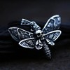 Bray Wyatt The Fiend Stainless Steel Moth Logo Pendant Necklace