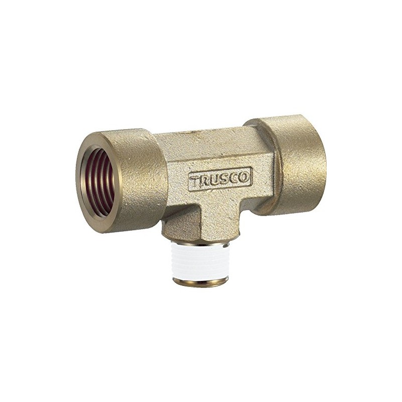 TRUSCO TN-0314T Screwed Fitting, Cheese, RC1/2 x R3/8 x RC1/2