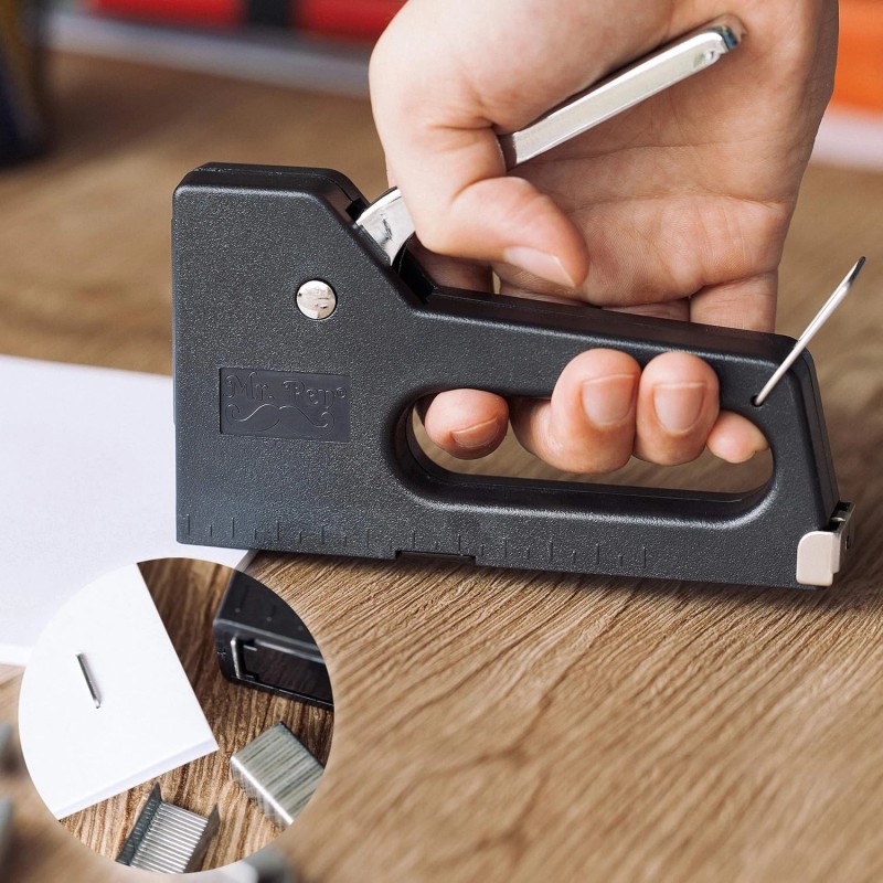 Mr. Pen Light Duty Staple Gun with 2000 Staples, 5/16