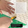 Quilting Ruler 12in Wide Transparent Acrylic Accurate Scale Black Grid