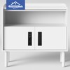 HOMOTEK Recessed Pocket Door Pull Handle, Edge Flush Pull, Hidden