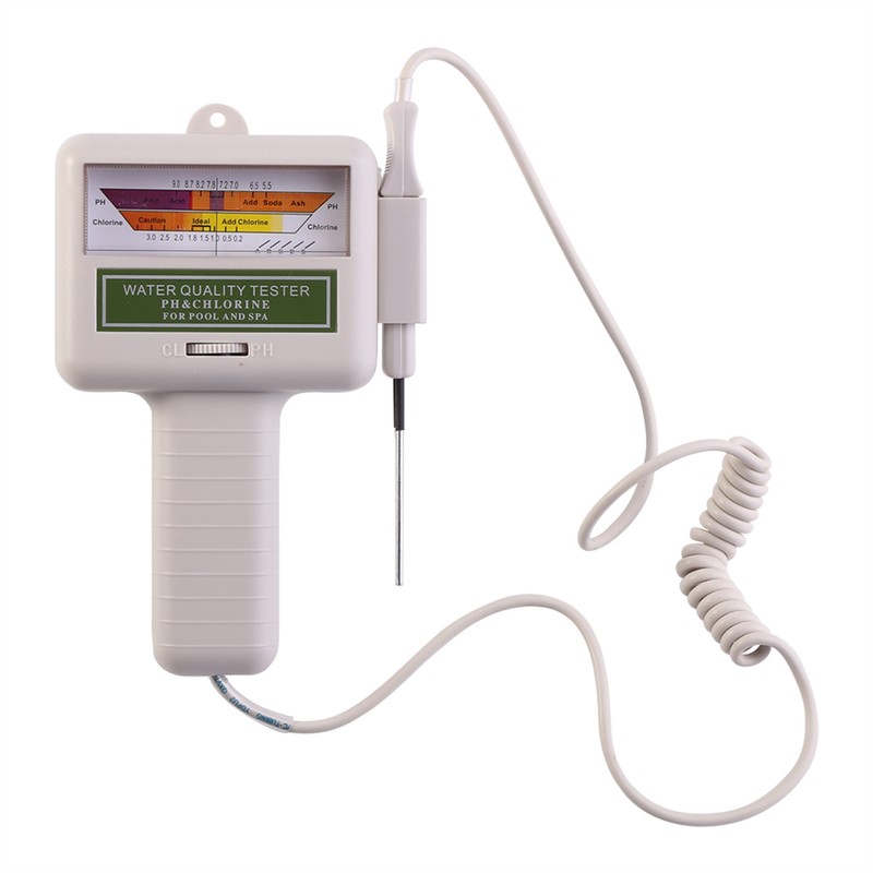 Portable PH Tester Chlorine Meter Swimming Pool Spa Water Quality